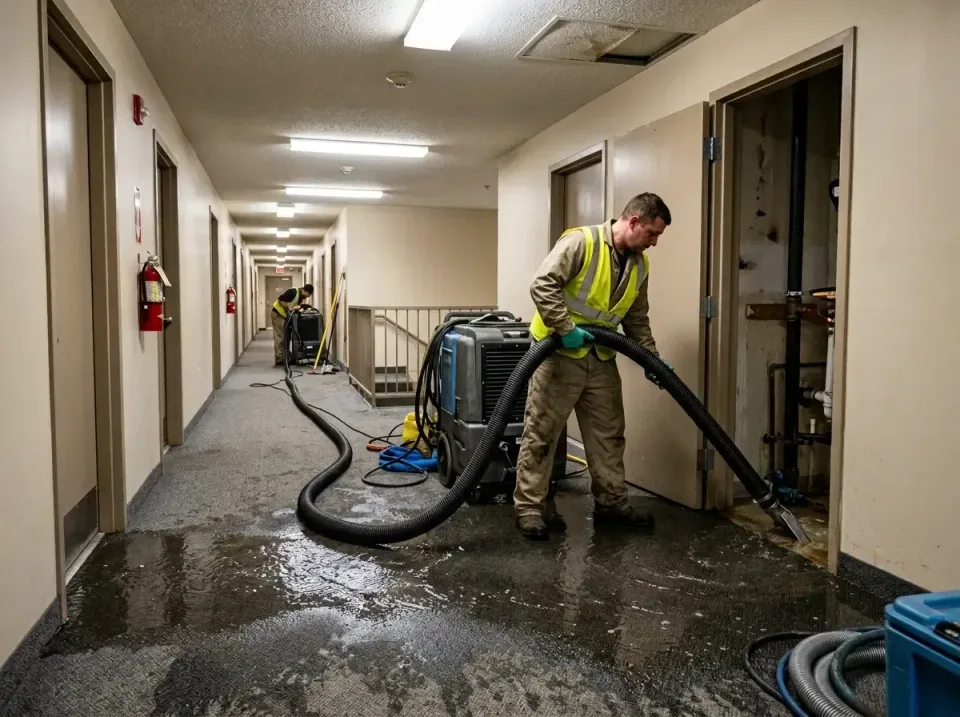 multi-unit-apartment-hallway-f-005 — frequently asked questions, Emergency Burst Pipe Water Extraction & Removal in Spiro, OK